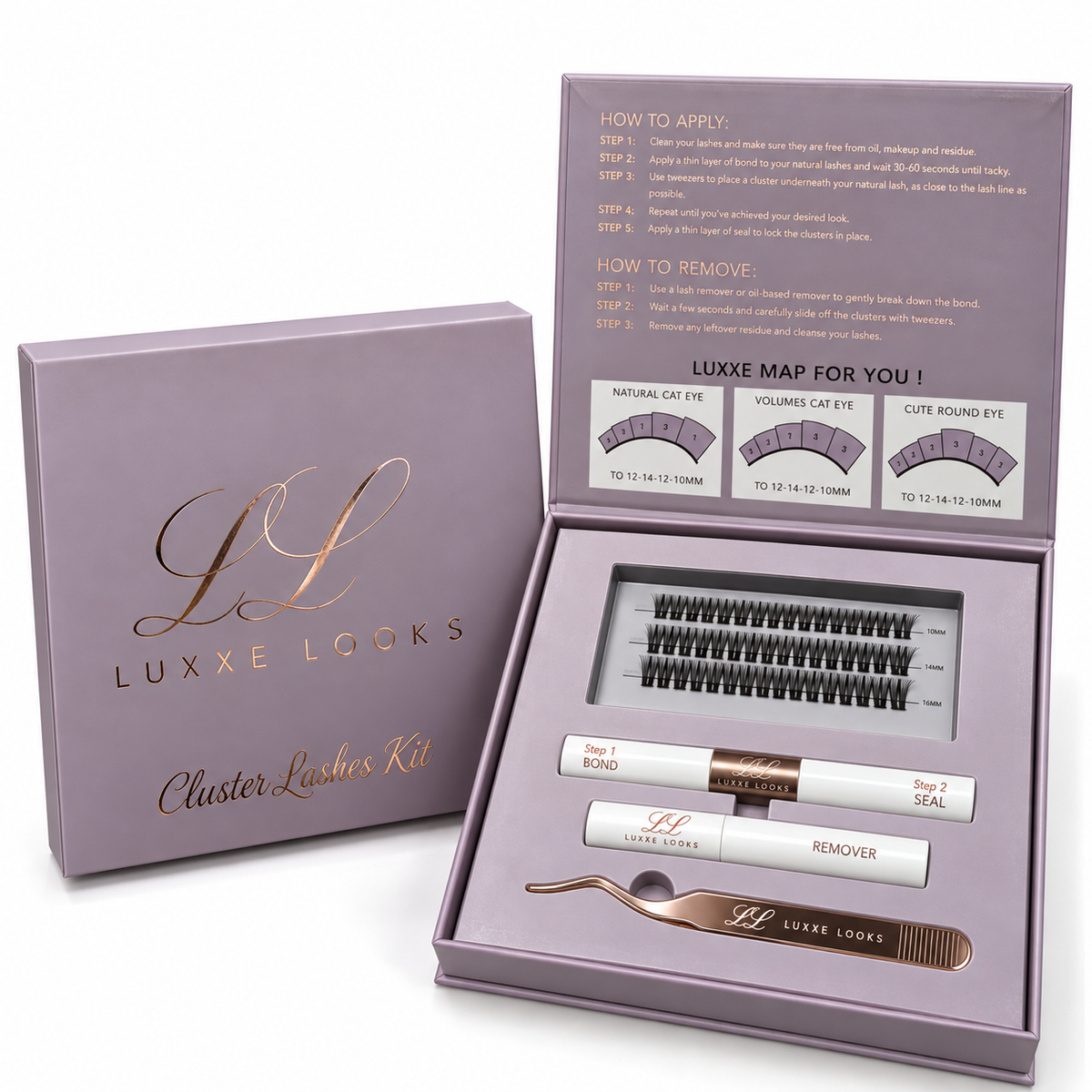 Luxxe Looks DIY Cluster Lash Kit
